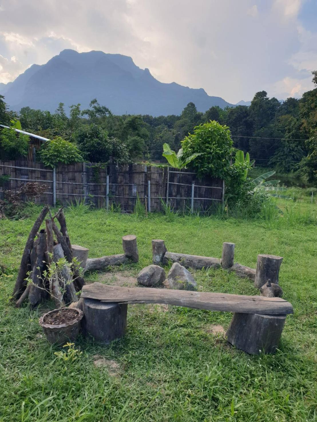 Appartamento Nha-Da Land Chiang Dao Esterno foto